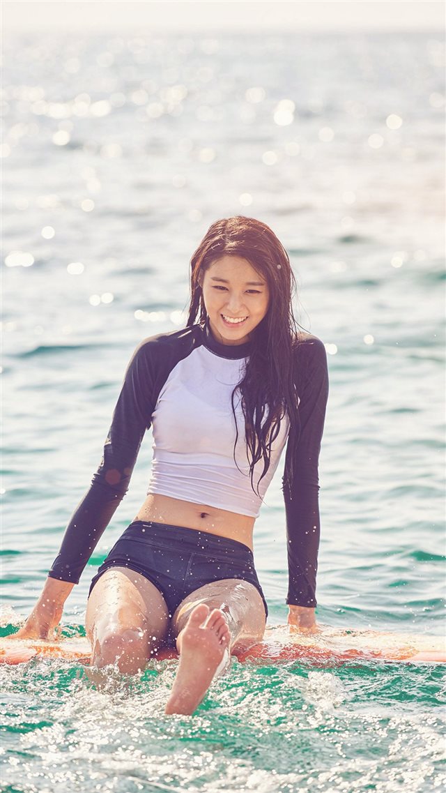 Seolhyun Sea Cute Kpop Summer Flare iPhone 8 wallpaper 
