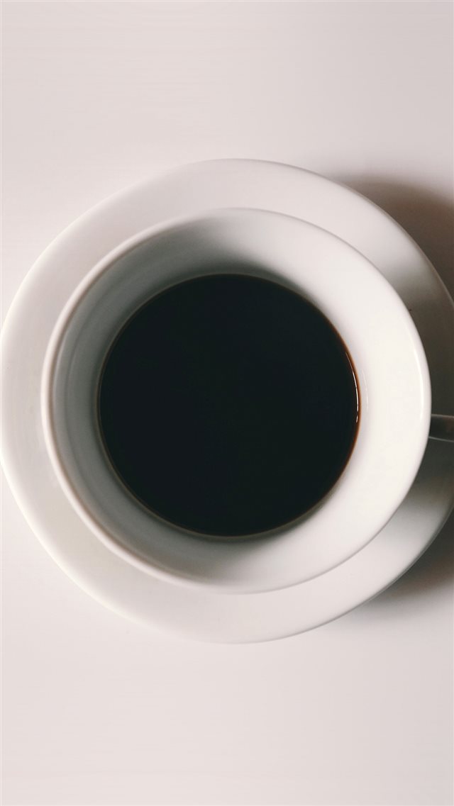Cup Coffee Simple Minimal Art iPhone 8 wallpaper 
