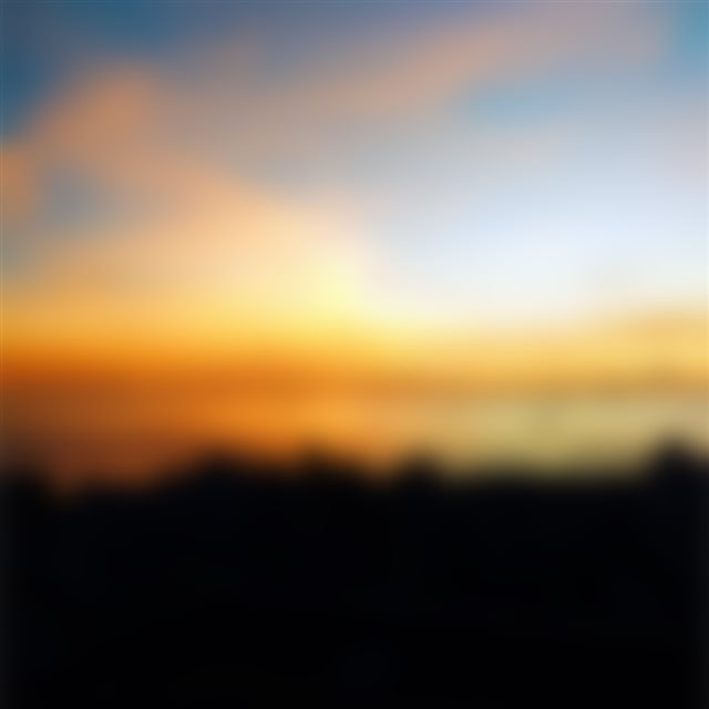 City Sunset Sky Blur iPad wallpaper 