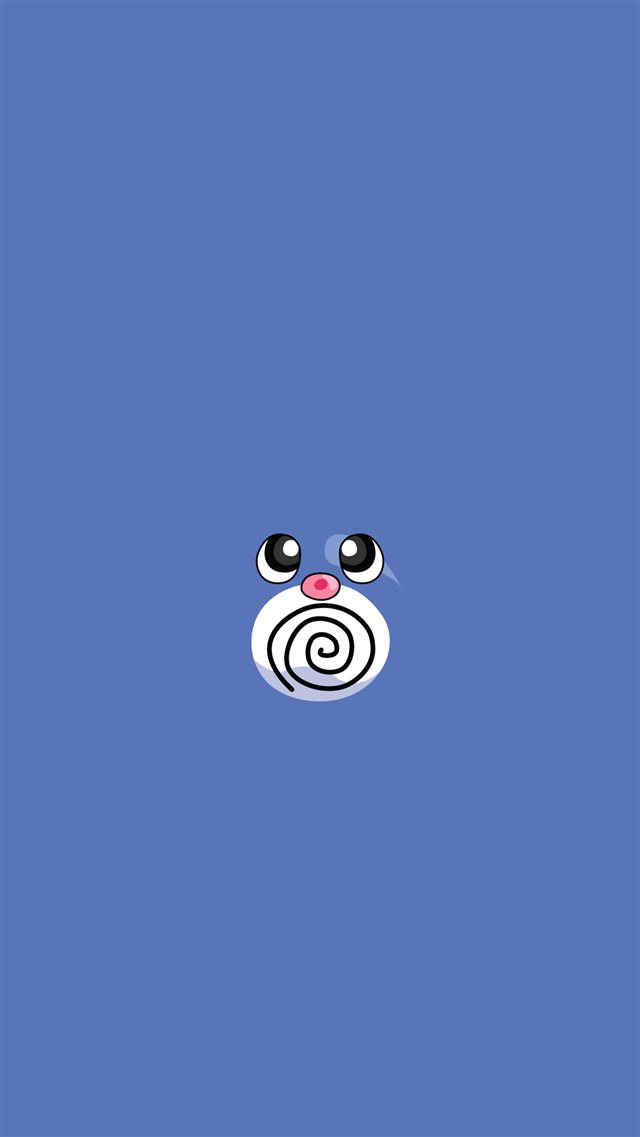 Poliwag Pokemon Game Art Illustration iPhone 8 wallpaper 