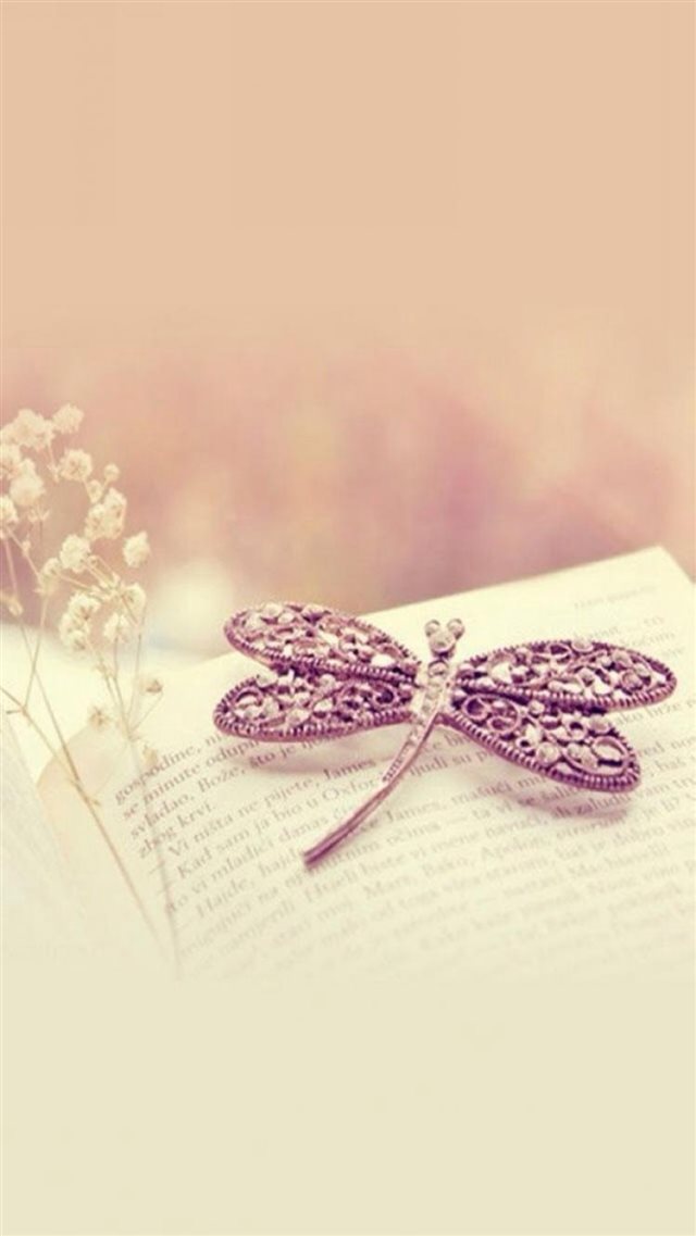 Pure Dreamy Aesthetic Book Hairpin iPhone 8 wallpaper 
