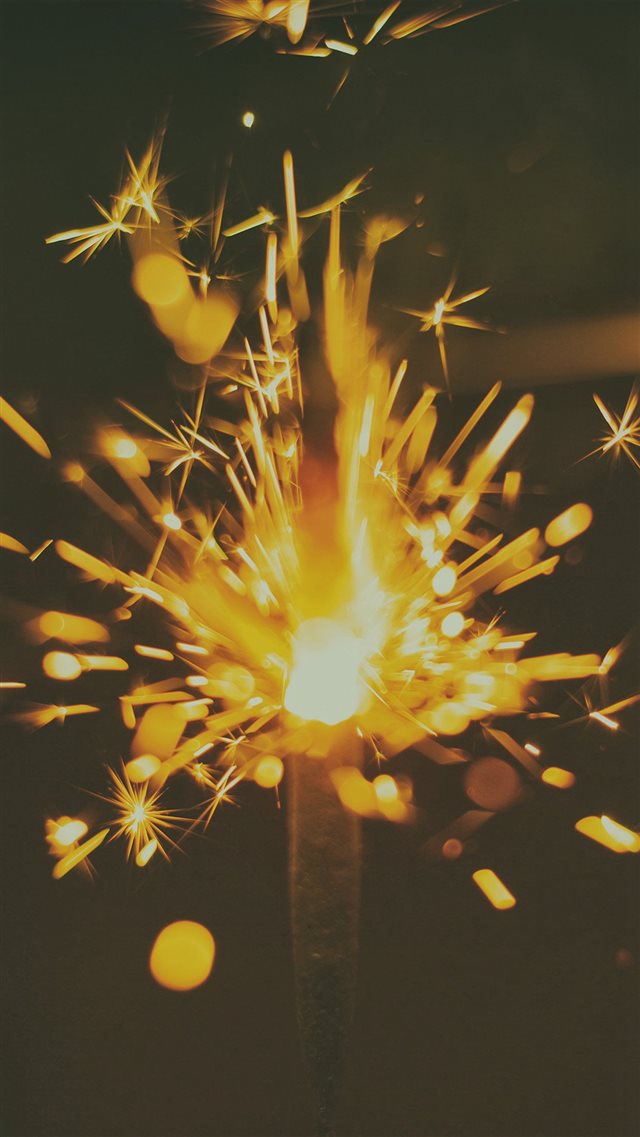 Firework Light Bokeh Party iPhone 8 wallpaper 
