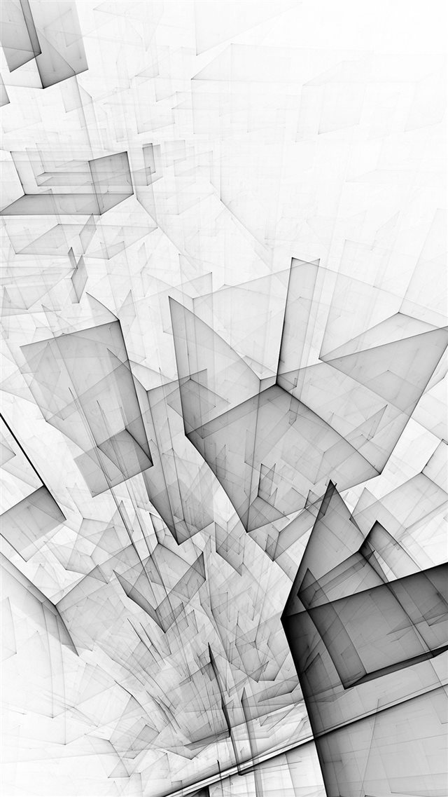 Abstract Bw White Cube Pattern iPhone 8 wallpaper 