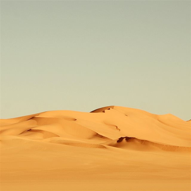 Nature Minimal Sandy Desert Landscape iPad wallpaper 