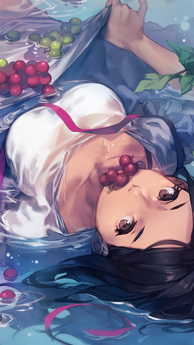 Anime Leehyesung Girl Cute Illustration Art iPhone 8 wallpaper 