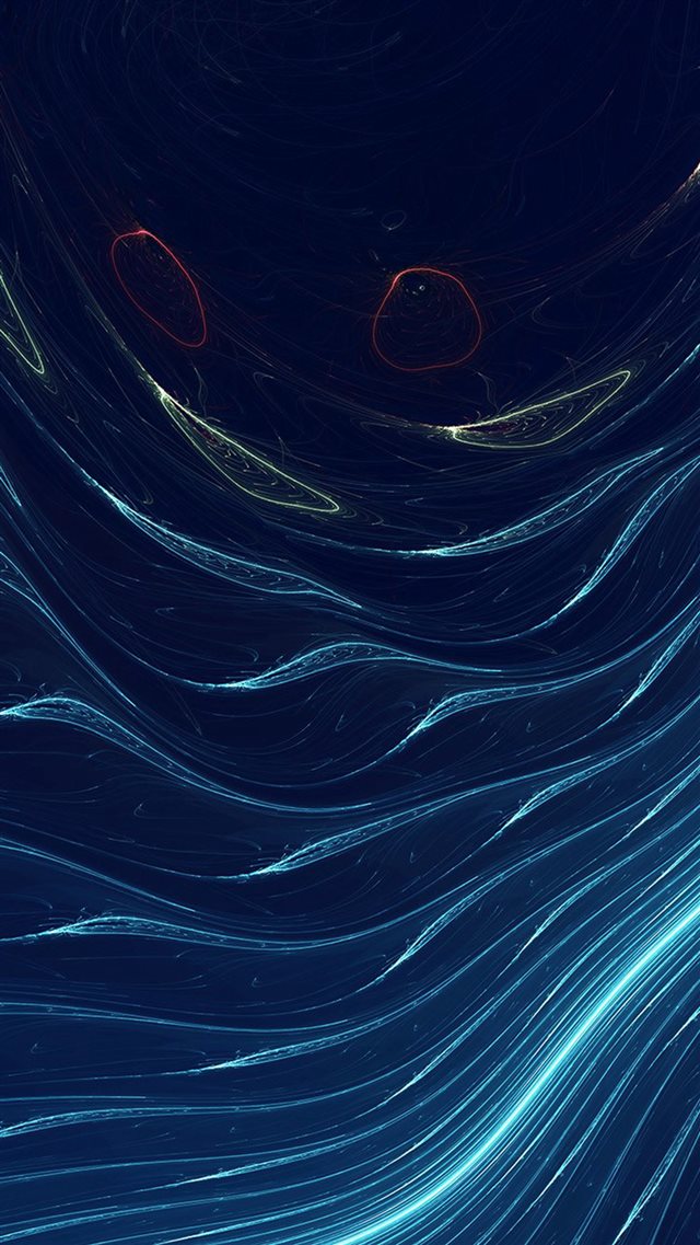 Space Line Curve Blue Pattern iPhone 8 wallpaper 
