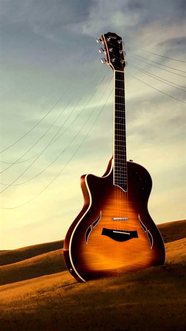 Guitar Utility Wither Field iPhone 8 wallpaper 