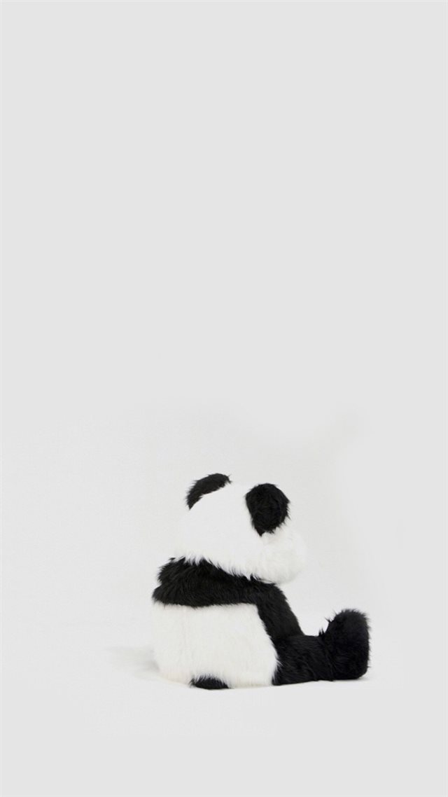 Minimal Simple Panda Back iPhone 8 wallpaper 