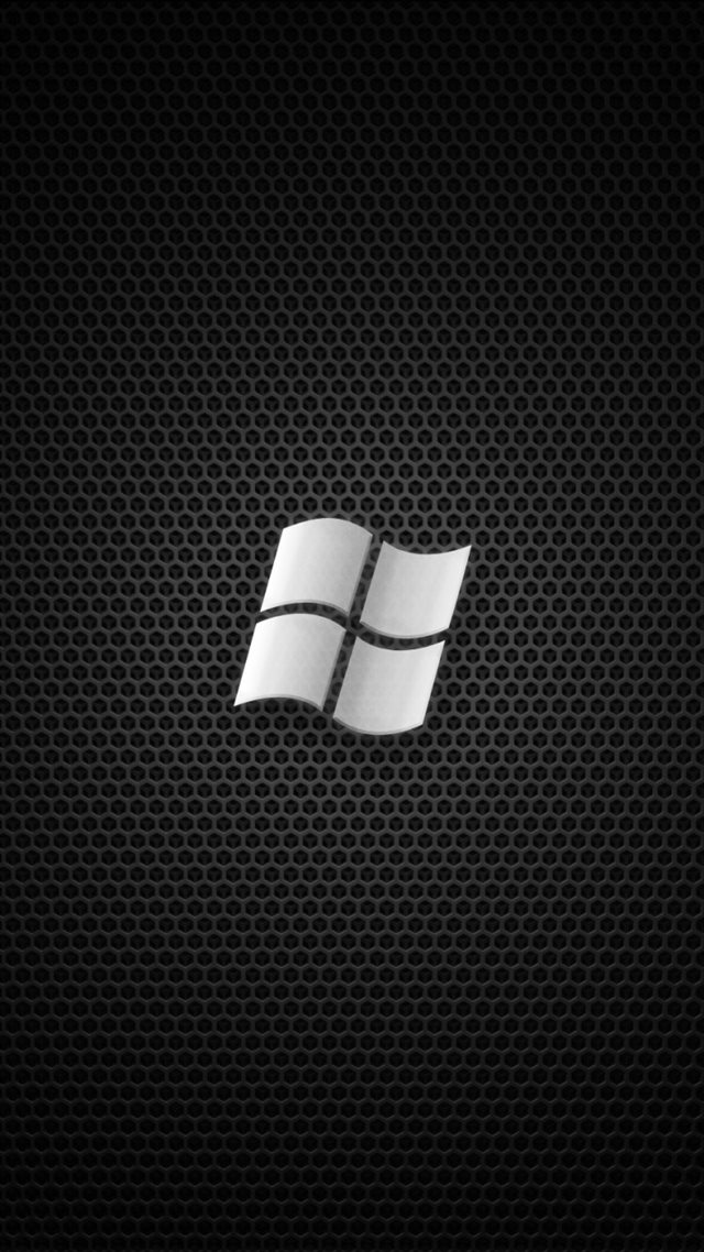 Windows Logo Dark Background iPhone 8 wallpaper 