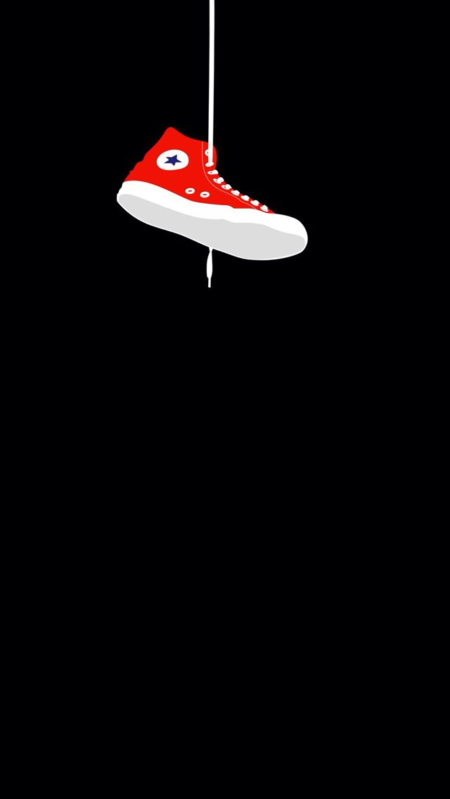 Converse Sneaker Hanging iPhone 8 wallpaper 