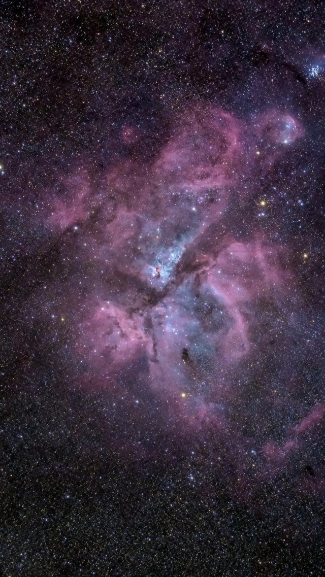 Fantasy Mystery Outer Space Nebula Shiny iPhone 8 wallpaper 