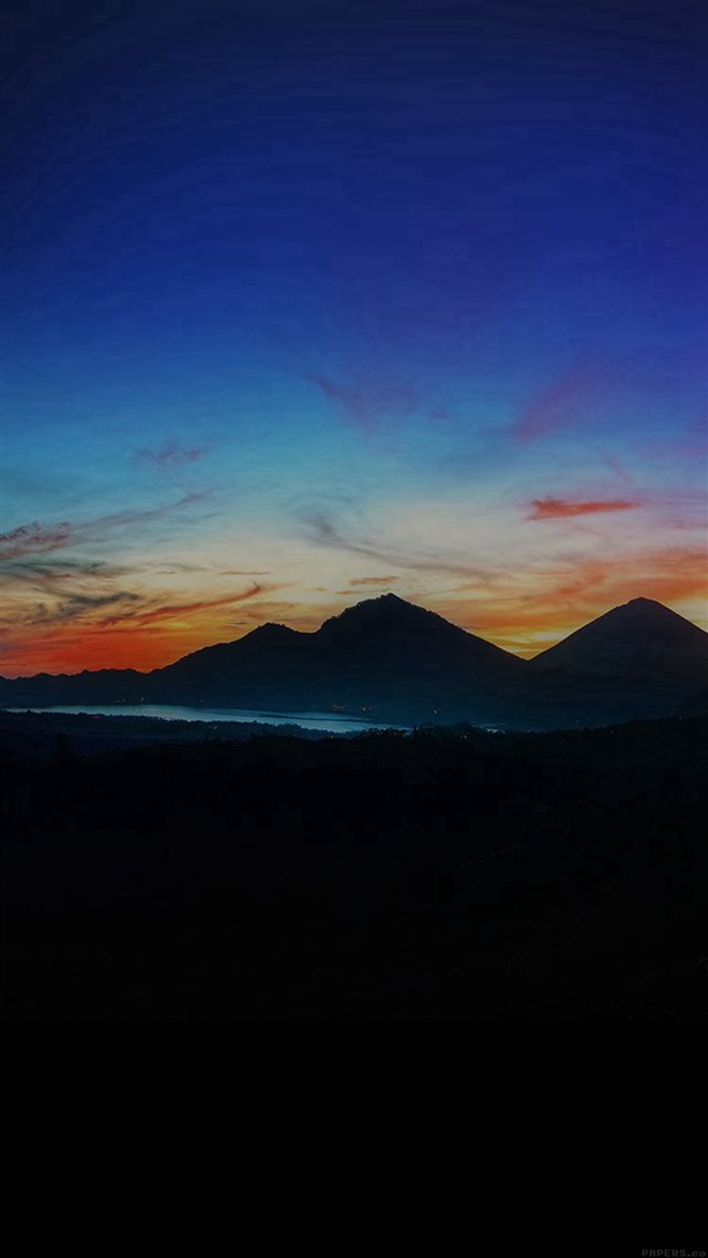 Mountain Sunrise Nature Best Sky Dark iPhone 8 wallpaper 