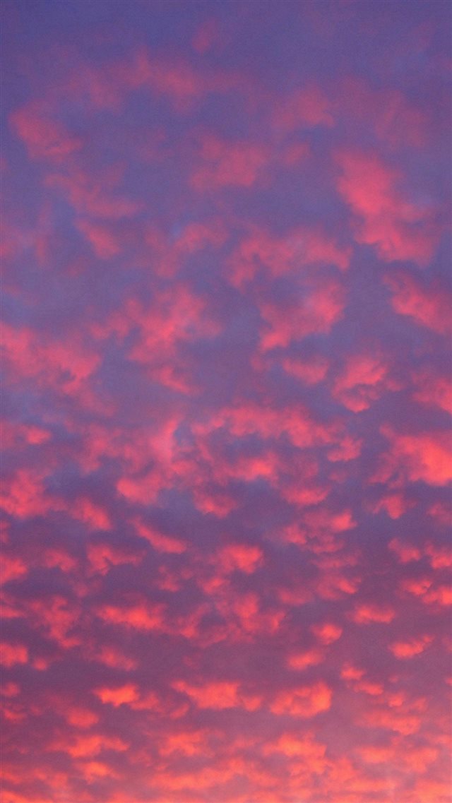 Cloud Sky Sunset Pattern Red iPhone 8 wallpaper 