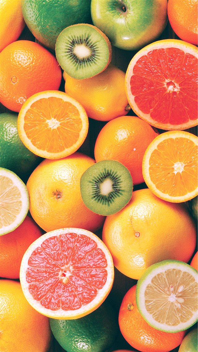 Colorful Fruit Mix iPhone 8 wallpaper 