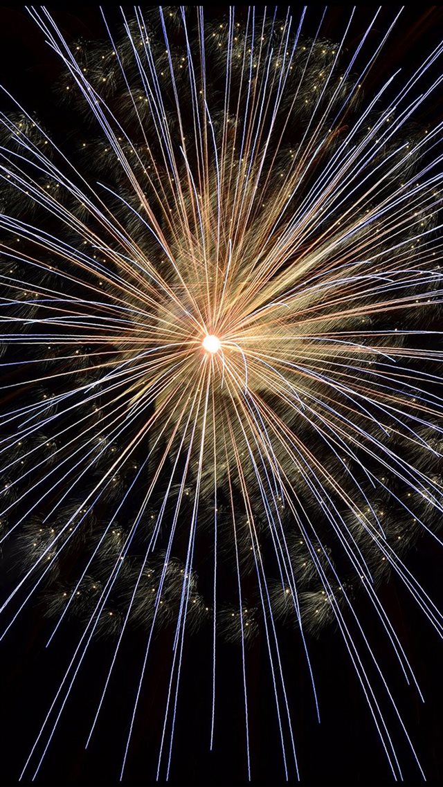 Happy New Year Firework Sky Party Dark iPhone 8 wallpaper 