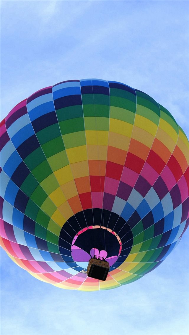 Color Air Balloon Sky Fun iPhone 8 wallpaper 