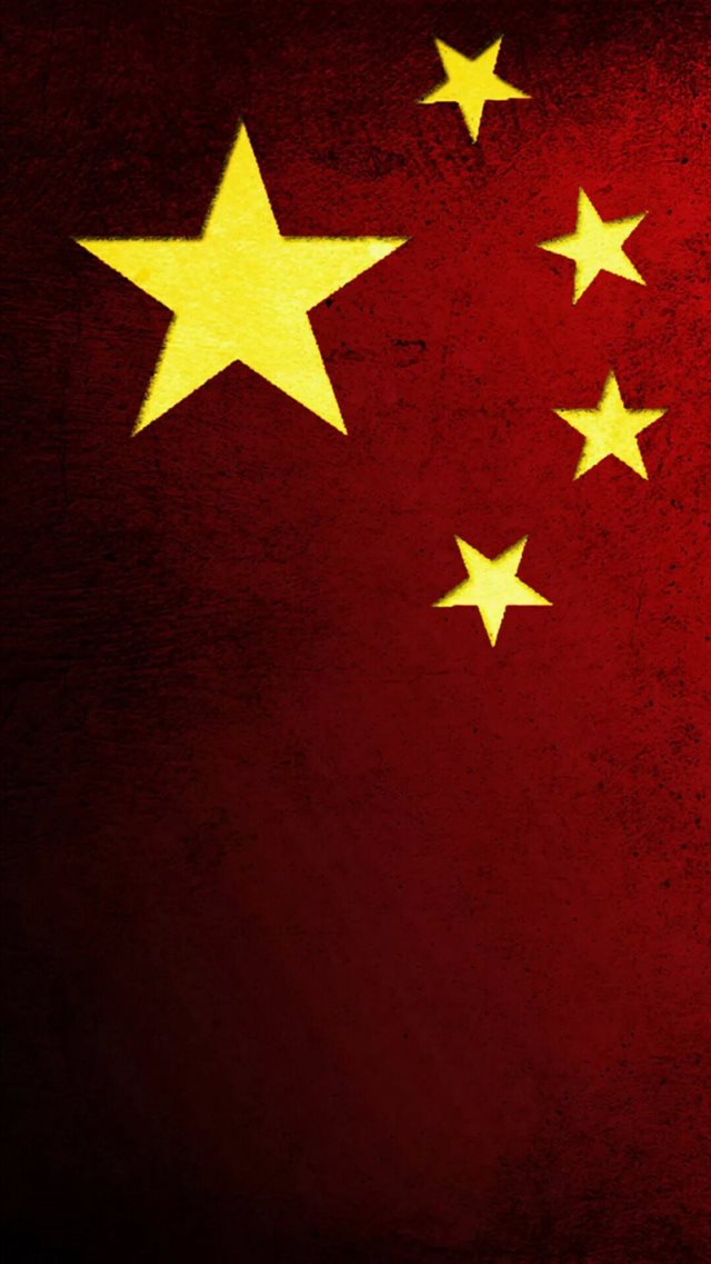 Chinese National Flag Pattern Background iPhone 8 wallpaper 