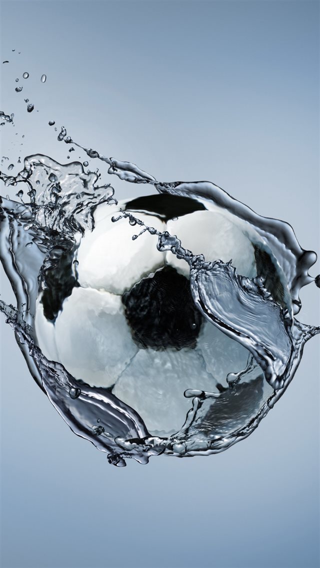 Football Ball Exercise Water Abstraction iPhone 8 wallpaper 