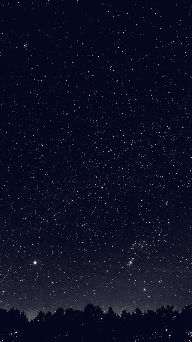 Space Sky Night Dark Nature Bw iPhone 8 wallpaper 