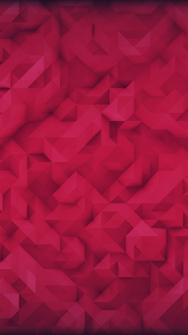 Polygon Art Red Triangle Pattern iPhone 8 wallpaper 