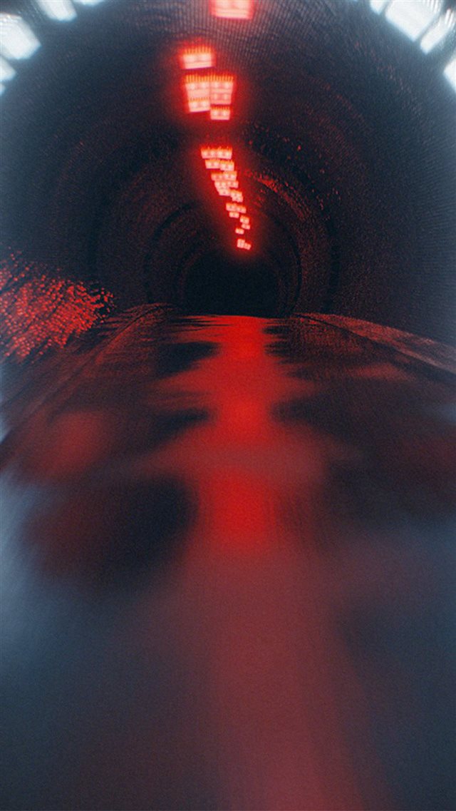 Car Drive Tunnel Blue Night Pattern Background iPhone 8 wallpaper 