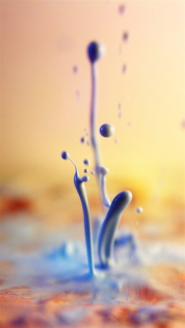 Liquid Splash Water 3D Abstract iPhone 8 wallpaper 