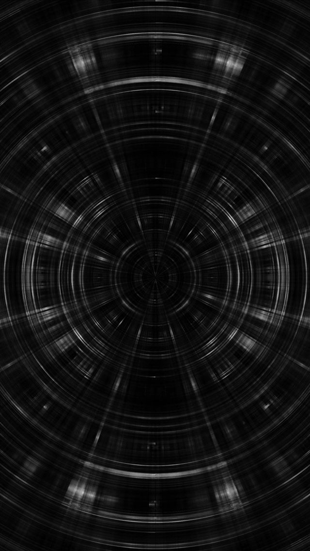 Psychic Circle Abstract Dark Pattern Bw iPhone 8 wallpaper 