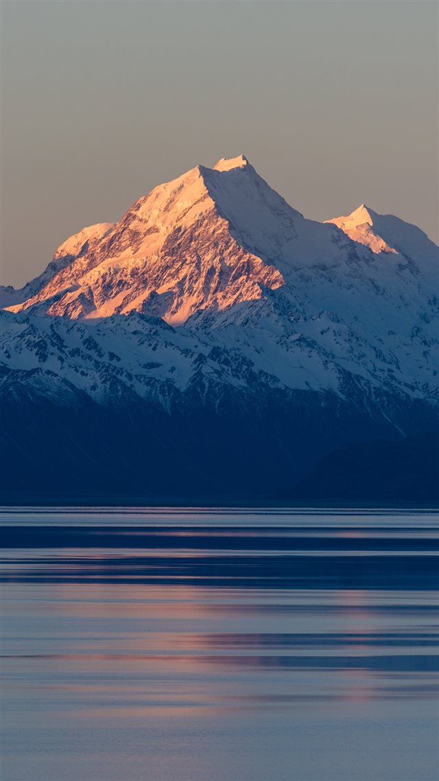 New Zealand Aoraki Mount National Park iPhone 8 wallpaper 