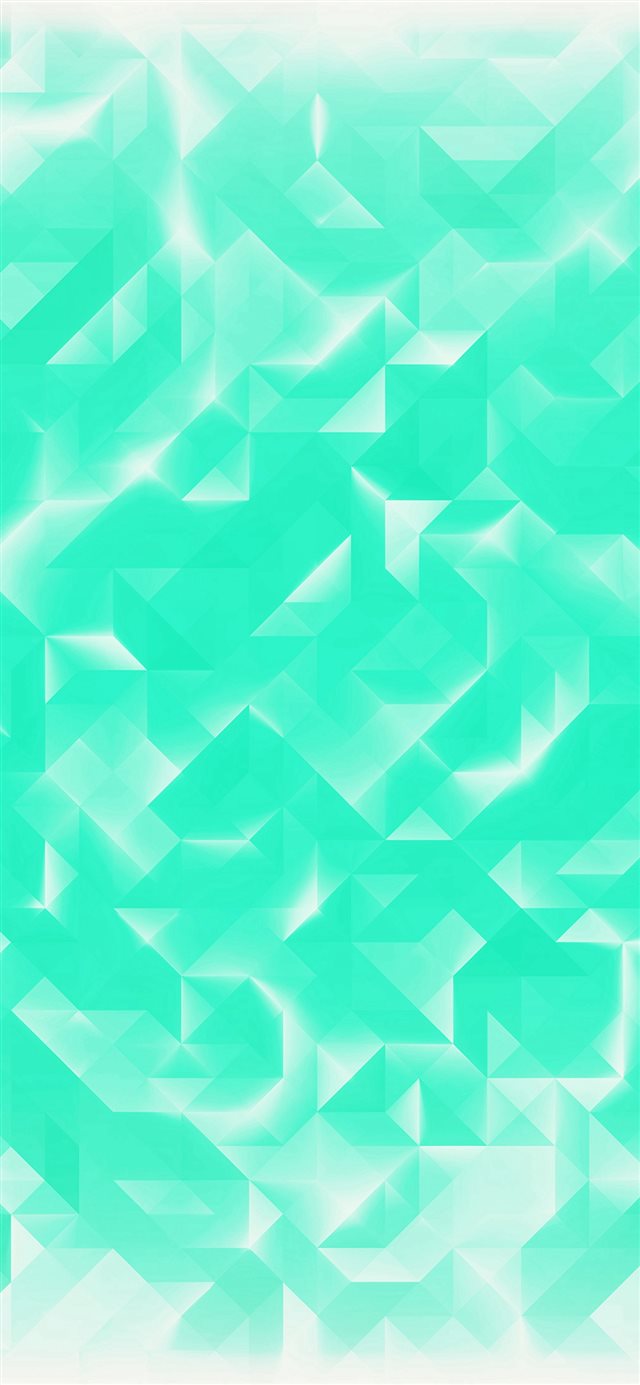 Green Polygon White Pattern iPhone X wallpaper 