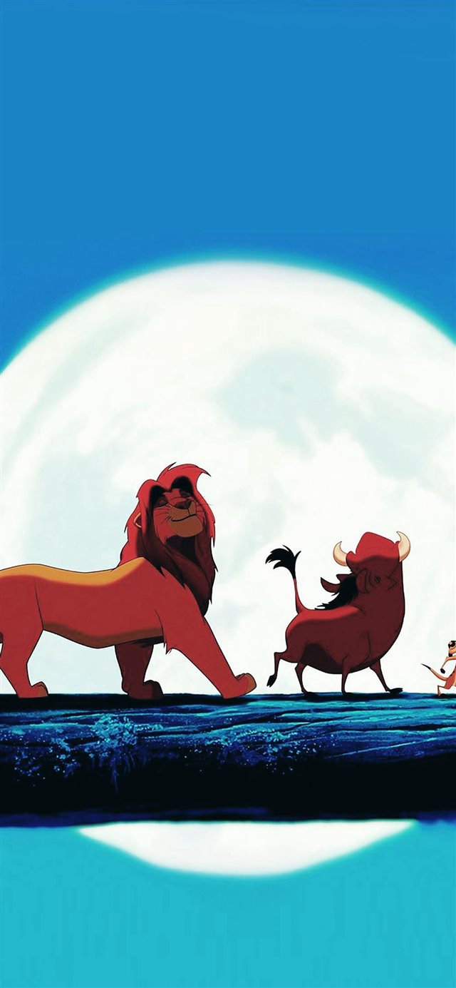 Hakuna Matata Disney Lionking Illust Art iPhone X wallpaper 