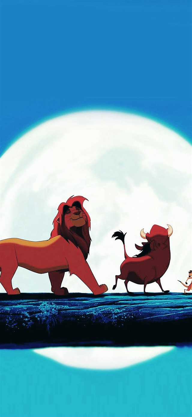 Hakuna Matata Disney Lionking Illust Art iPhone 11 wallpaper 