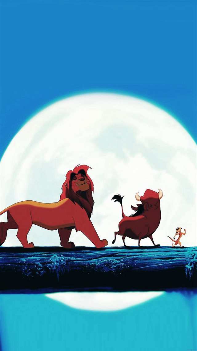 Hakuna Matata Disney Lionking Illust Art iPhone 8 wallpaper 