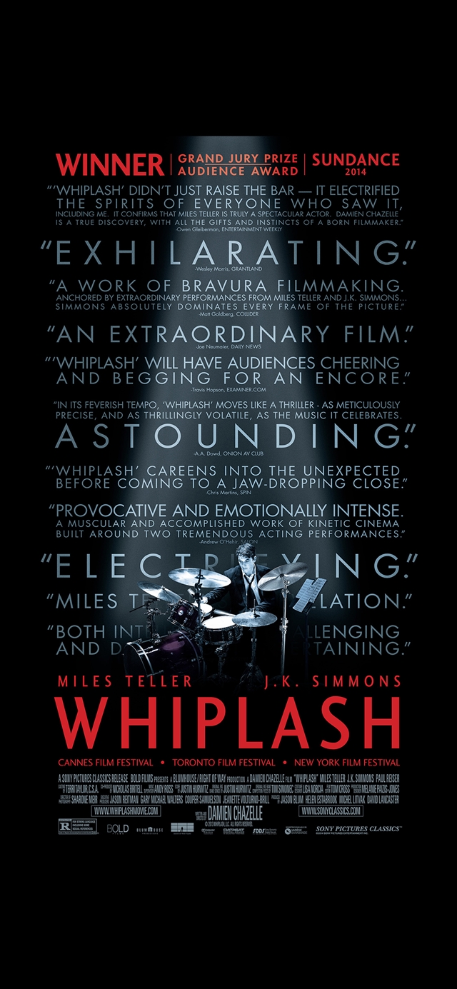 Whiplash poster film iPhone X wallpaper 