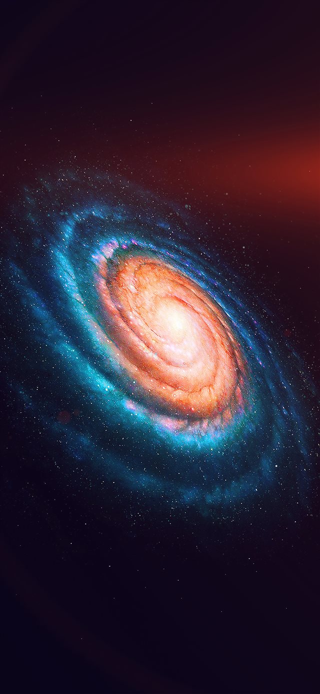 Space Galaxy Background Blue