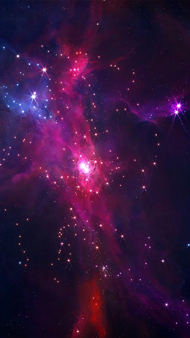 Space star dark sky iPhone 8 wallpaper 