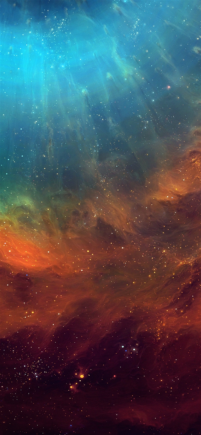 Galaxy eye space iPhone X wallpaper 