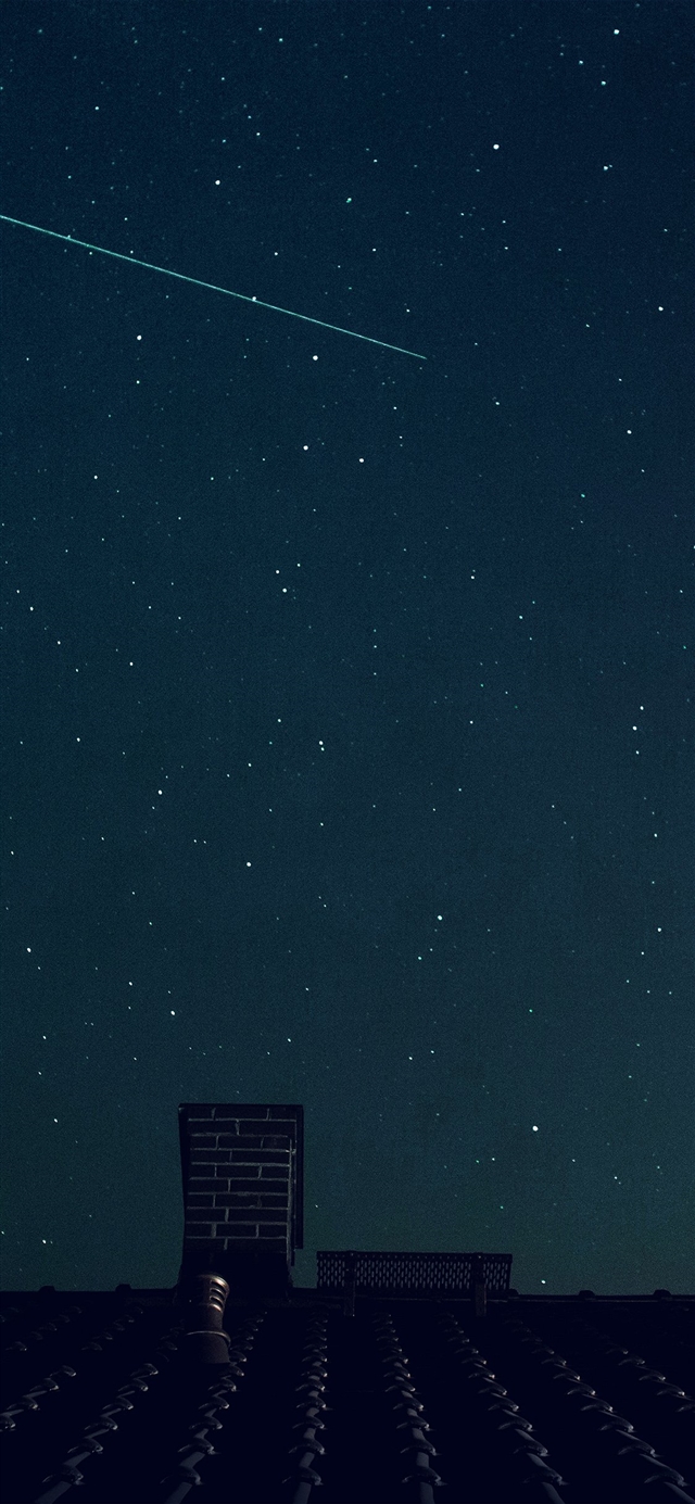 Star night sky summer iPhone X wallpaper 