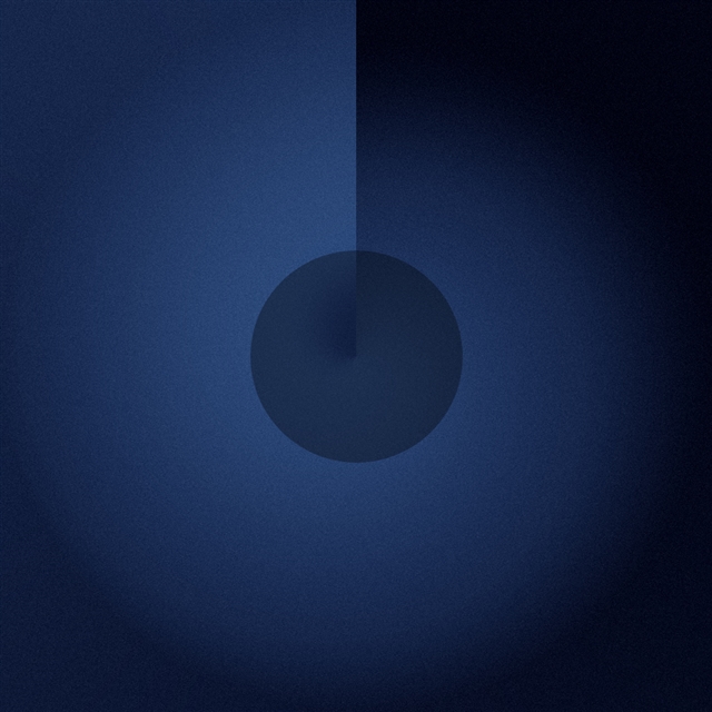 Screen blue circle iPad wallpaper 