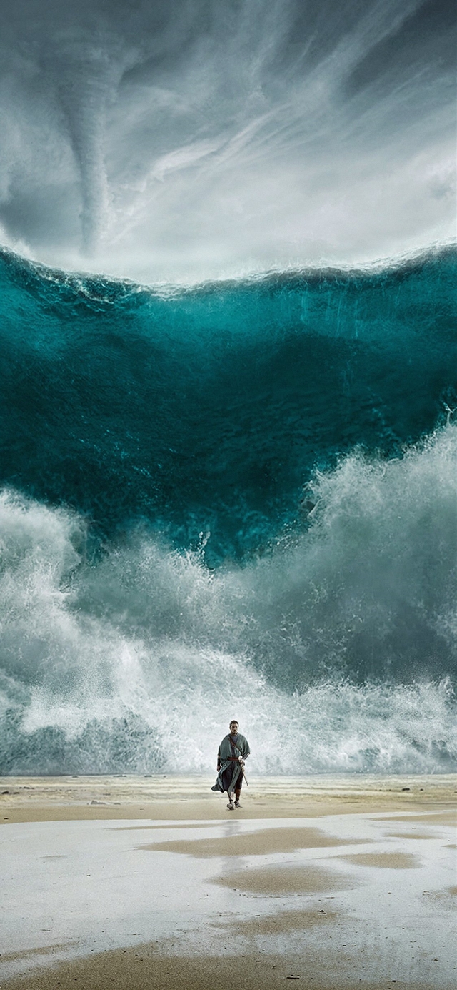Exodus wave sea art film fllust iPhone X wallpaper 