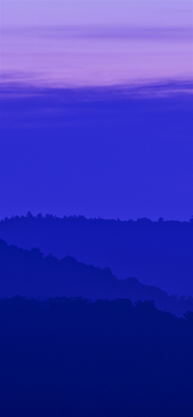 Blue mountain morning sunrise iPhone X wallpaper 