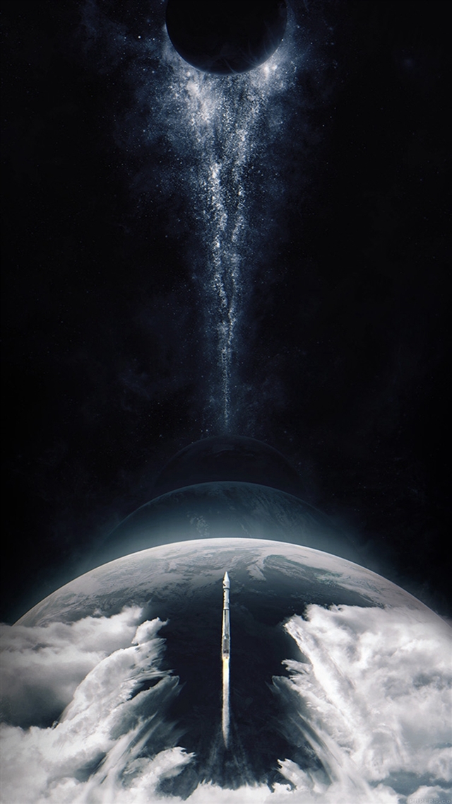 Space inster stellar art iPhone 8 wallpaper 