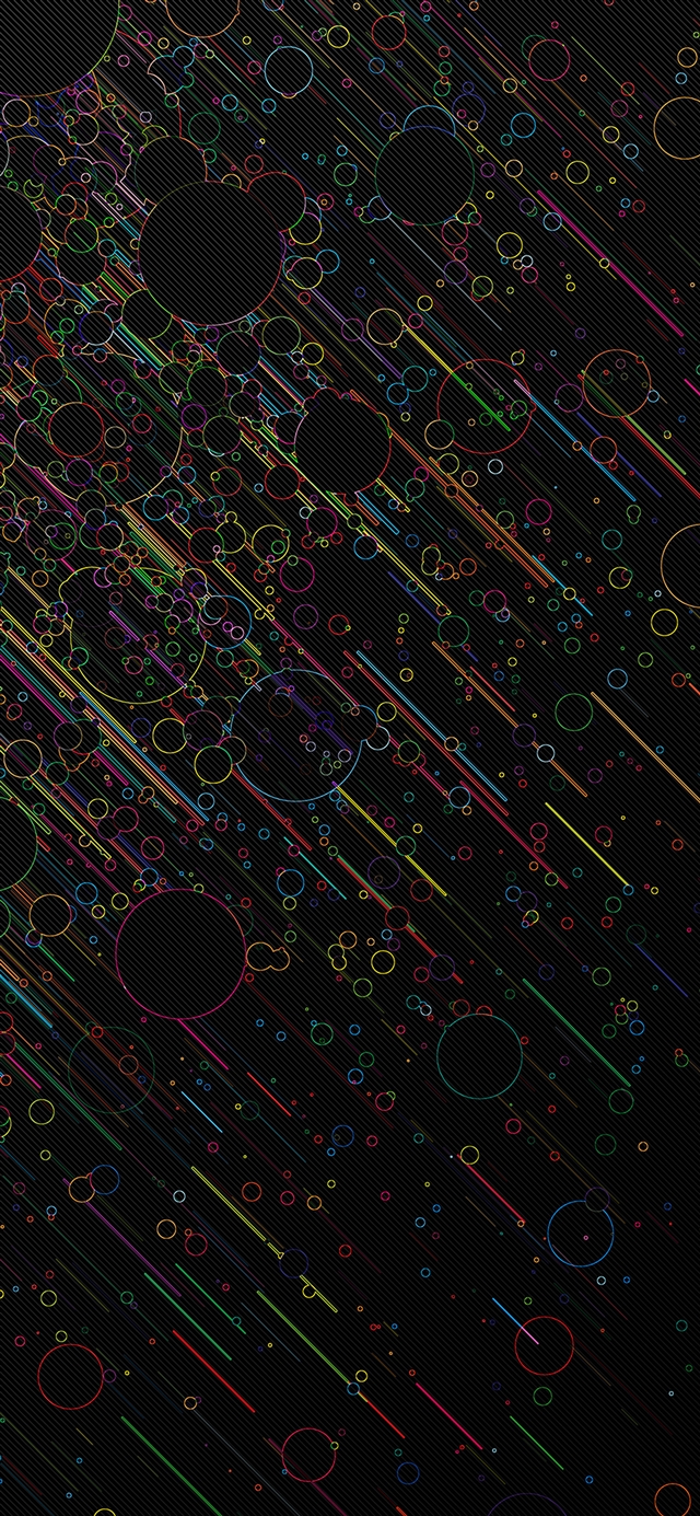 Colorful universe pattern iPhone X wallpaper 