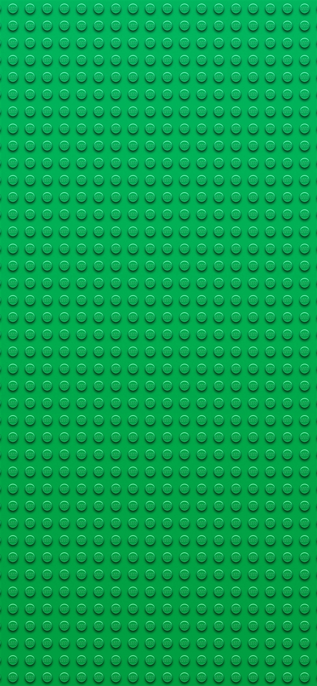 Lego toy green block pattern iPhone X wallpaper 