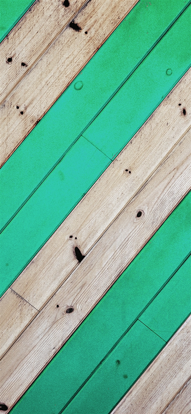 Stripe green wood pattern iPhone X wallpaper 