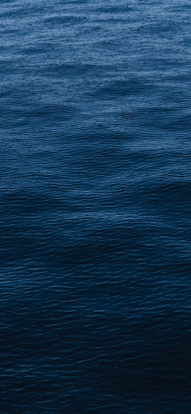 Wave dark ocean sea blue pattern iPhone X wallpaper 