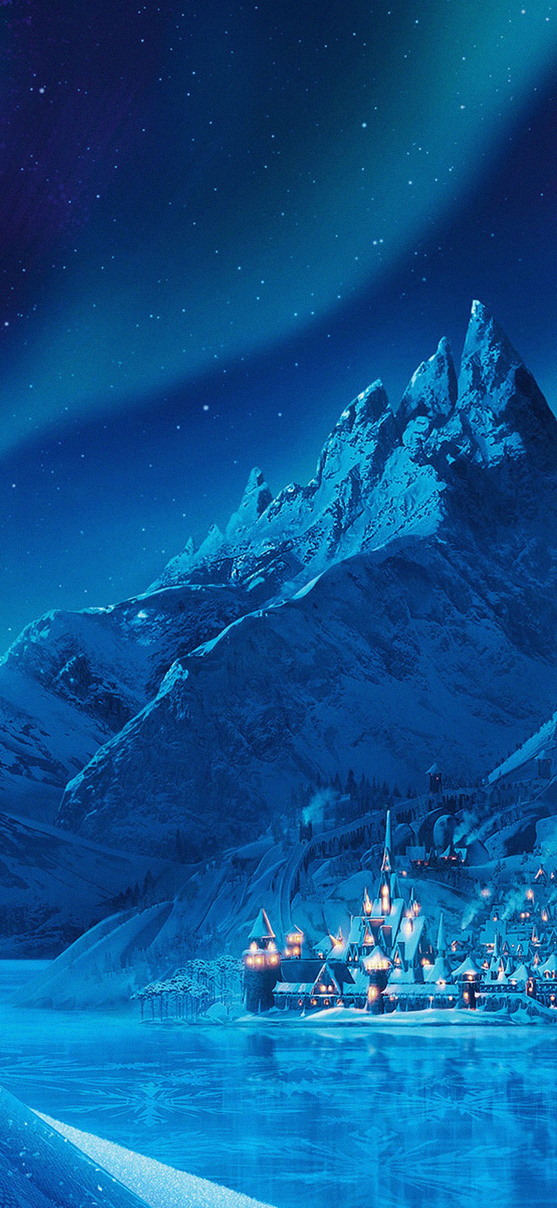 Elsa Frozen Castle Queen Iphone X Wallpaper Download Iphone