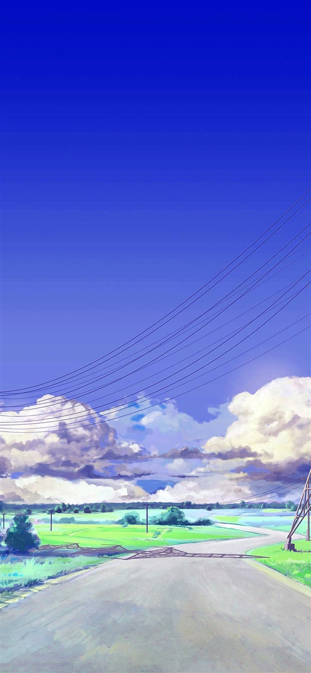 Sunny sky arsenic art illustration iPhone X wallpaper 