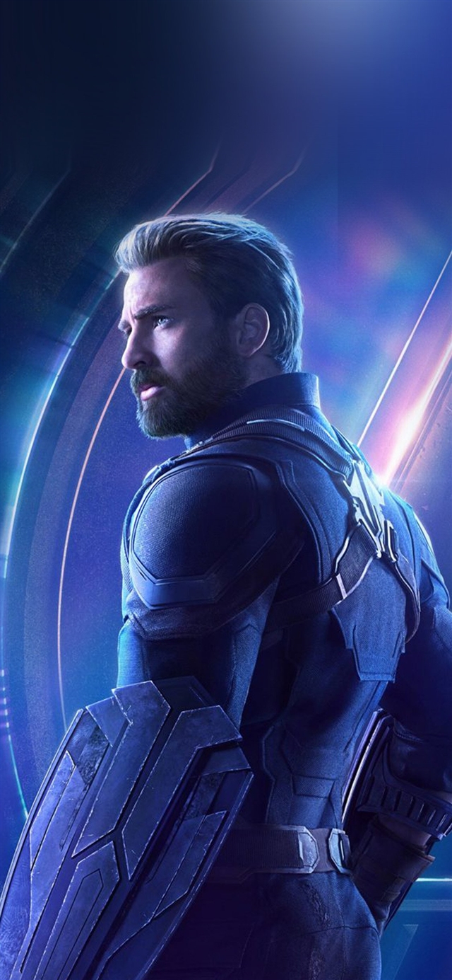 Captain america avengers hero chris evans iPhone X wallpaper 
