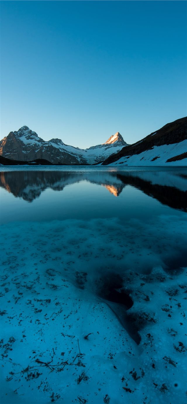 Bachalpsee  Grindelwald  Switzerland iPhone X wallpaper 