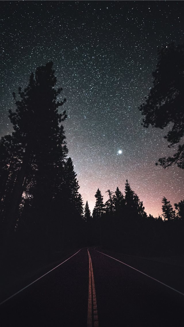 Into the endless night iPhone 8 wallpaper 